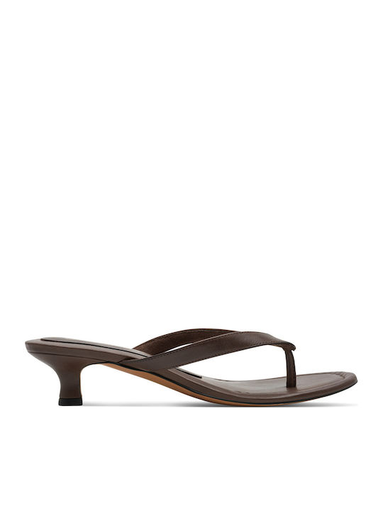 Damen Sandalen Braun Leder