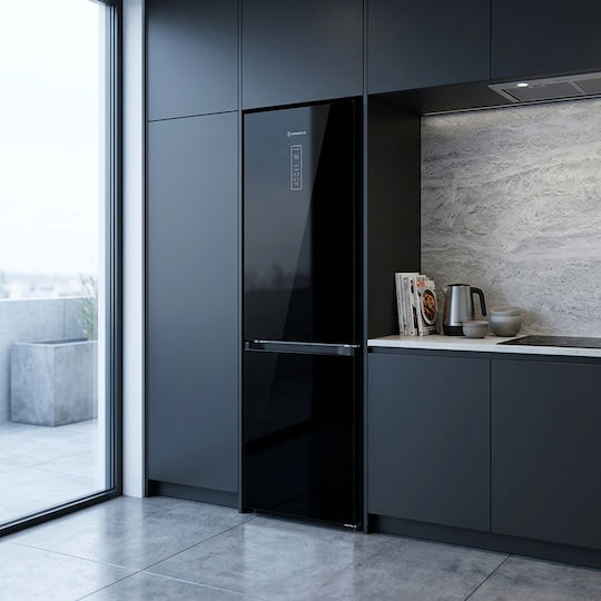 Morris Fridge-Freezer 320lt Total NoFrost H185xW60xD65.8cm Black G73320EBB