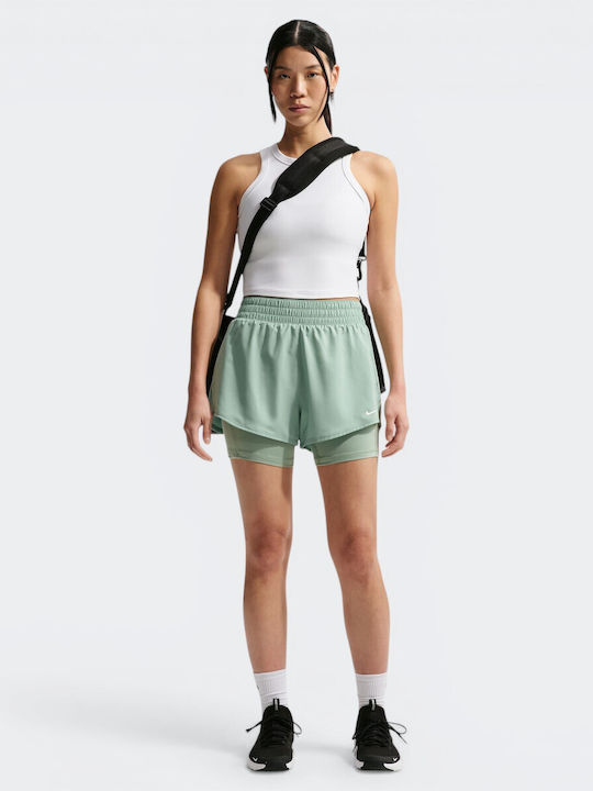 2-in-1 Women's High Waist Activewear Shorts Dri-Fit Steam