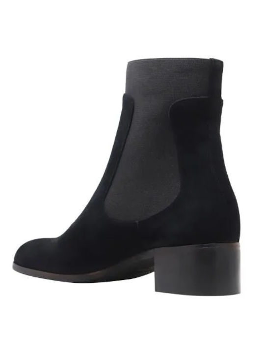 Leather Women's Chelsea Ankle Boots Black Ankle Boots