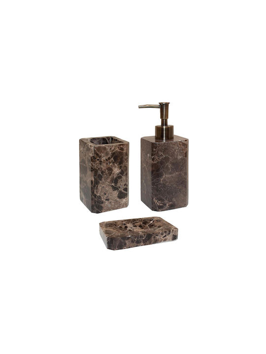 Andrea House Dispenser Κεραμικό Καφέ 160ml