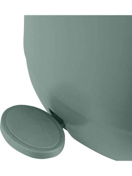 Estia Plastic Bathroom Bin Soft Close 5l Turquoise