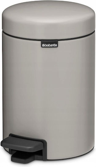 Brabantia Plastic Bathroom Bin 3l Gray