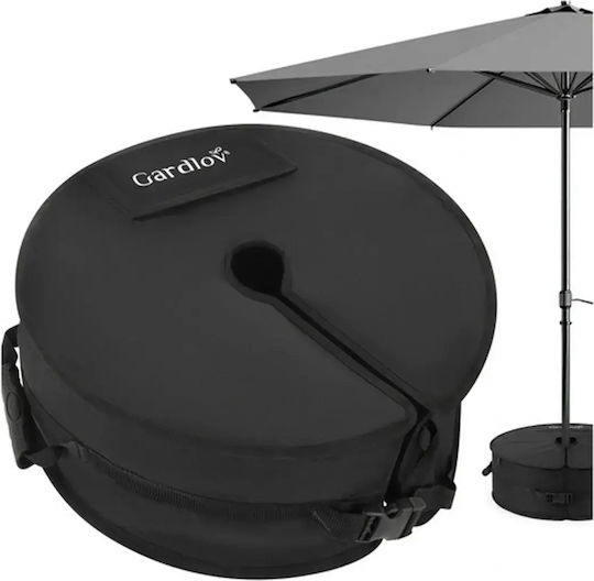 Gardlov Stand De Umbrelă Din Țesătură Neagră 48x48cm