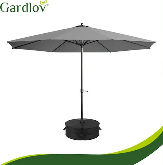 Gardlov Stand De Umbrelă Din Țesătură Neagră 48x48cm