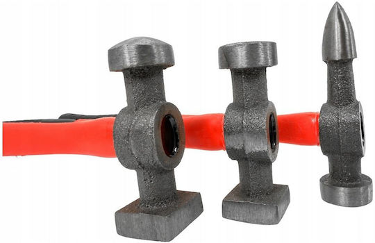 Verke Set De Ciocane Cu Mâner Din Fibră De Sticlă V86224