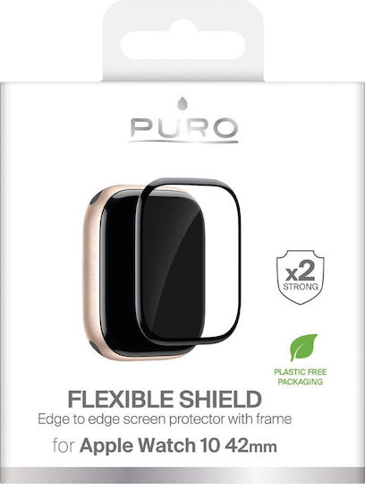 Puro Full Face Tempered Glass για το 1τμχ PUSDFRAW42BLK
