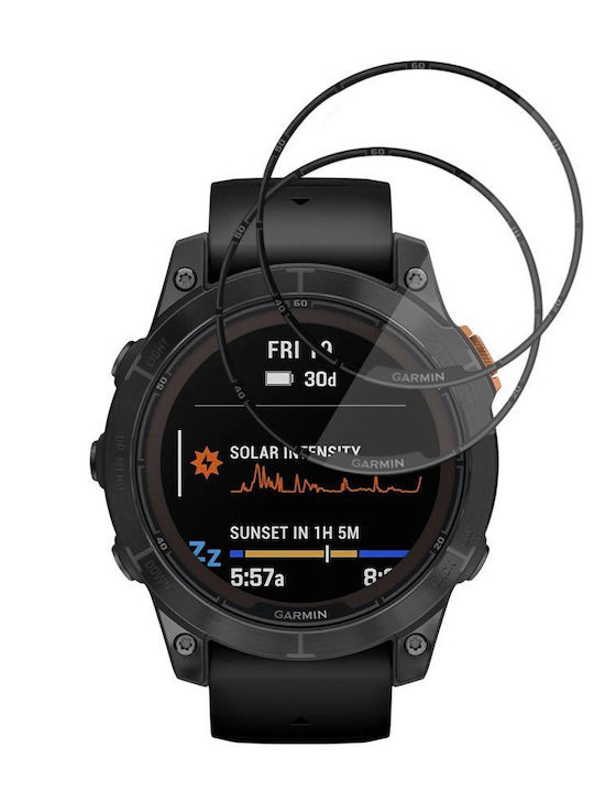 Techsuit Nano Flex Vollflächig gehärtetes Glas für Garmin Fenix 7 2 Stück