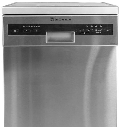 Morris Mașină de spălat vase independentă pentru 10 seturi de vase L44.8xÎ84.5cm Inox