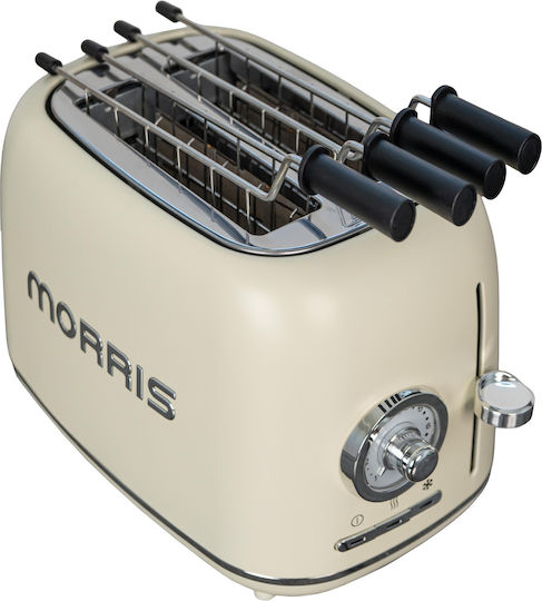 Morris Prăjitor de Pâine cu 2 Sloturi 900W Bej