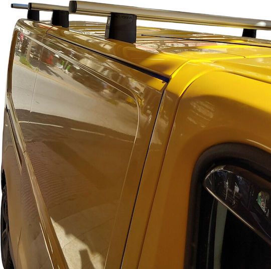 Nordrive Autodachträger Aluminium Set mit Dachträgerfüßen Renault Trafic 2014-2021 3 Stück