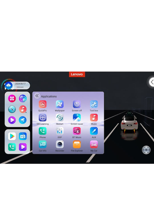 Lenovo Lenovo Auto-Audiosystem für Mercedes-Benz R-Klasse 2006-2015 mit Touchscreen 9" Bluetooth USB WiFi GPS Apple CarPlay Android Auto