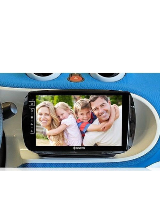 Dynavin Sistem Audio Auto pentru Smart PentruDoi 2015 (Bluetooth/USB/WiFi/GPS/Apple-Carplay/Android-Auto) cu Ecran Tactil 9"
