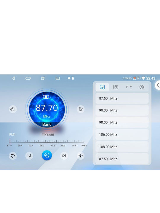 Lenovo Lenovo Auto-Audiosystem Für Fiat Bravo 2007-2019 Bluetooth USB Eingebautes Wi-Fi GPS Apple CarPlay Android Auto Mit 9 Zoll Touchscreen SSZ 12136_CPA
