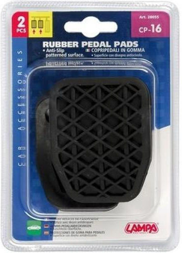Lampa CP-16 Car Pedal Set Non Slip for Bmw from Rubber Black 2pcs