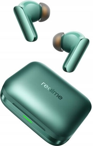 Realme Buds Air 7 Pro Bluetooth Handsfree Earphones with Charging Case Racing Green
