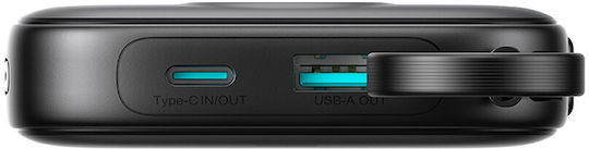 Joyroom JR-PBF18 Power Bank 10000mAh 22.5W με Θύρα USB-A και Θύρα USB-C Power Delivery Μαύρο