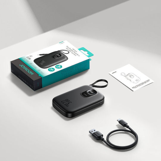 Joyroom JR-PBF18 Power Bank 10000mAh 22.5W με Θύρα USB-A και Θύρα USB-C Power Delivery Μαύρο