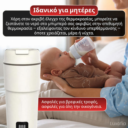 Reisegröße Wasserkocher 350ml 300W Weiß