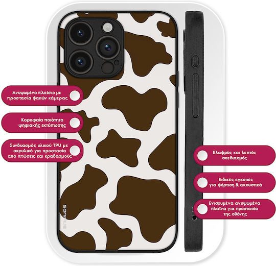 Калъф Sonique Animal Print Series Motorla Moto G55 5g Крава 02