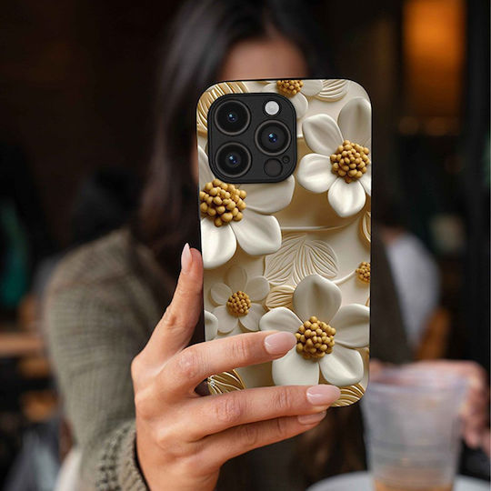 Sonique 3D Blumen Serie Realme 16 Pro Plus Weiße Handyhülle