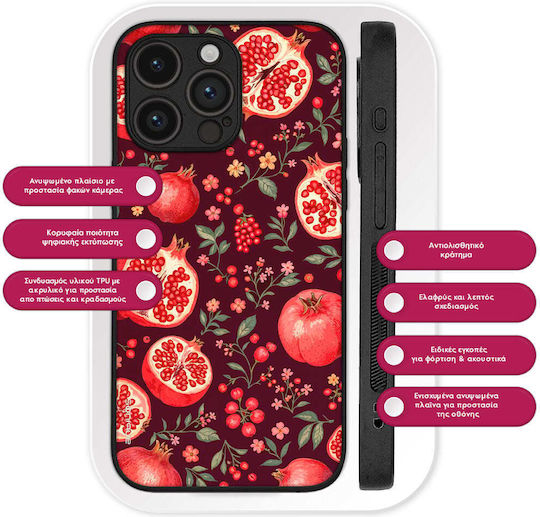 Sonique Fruit Series Case Oppo Reno15 F 5g Oppo Reno15 Fs 5g Pomegranate