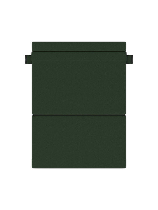 Πολυμορφικός Πουφ Καναπές Πράσινος 203x152x15cm