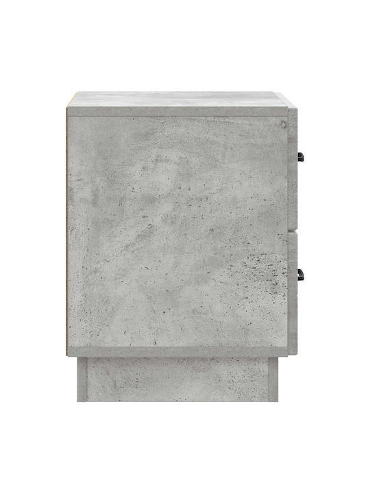 Wooden Gray Bedside Table 43x34.5x44.5cm