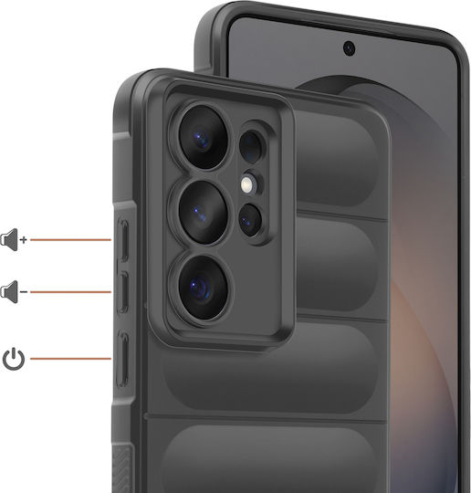 Amorus Handyhülle Galaxy S26 Ultra Weiche Stoßfeste Kompatibel Kabelloses Aufladen Graue