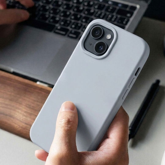 Rhinoshield Case Iphone 15 Plus Magsafe Soft Shockproof Solidx Series Grey