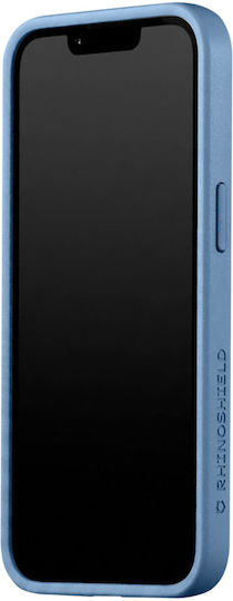 RhinoShield Handyhülle iPhone 15 Kompatibel mit Magsafe Weiche Stoßfeste Solidx Serie Blau