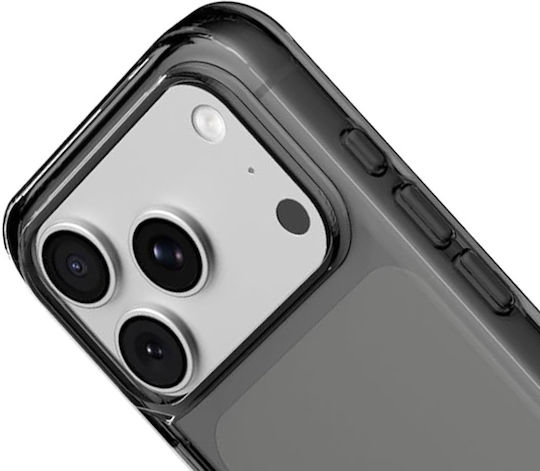 Husă Rhinoshield Iphone 17 Pro Rezistentă La Șocuri Seria Jellytint Compatibilă Cu Încărcare Wireless Neagră