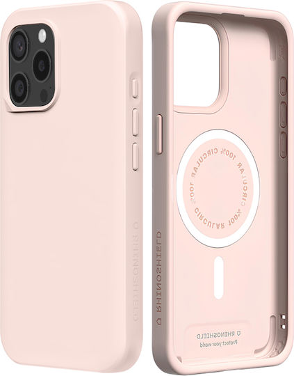 RhinoShield Magsafe Hülle iPhone 15 Pro Flexibel Stoßfest Solidx Serie Rosa