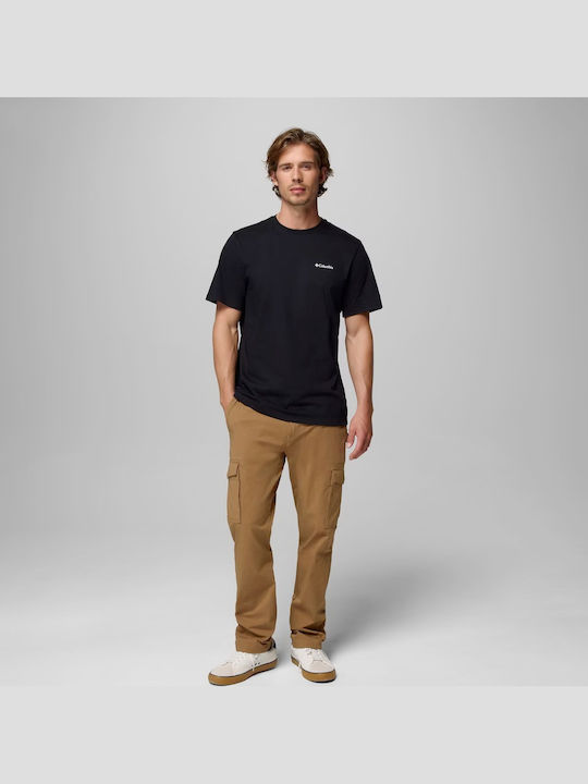 Herrenblusen Kurzarm T-Shirt Schwarz