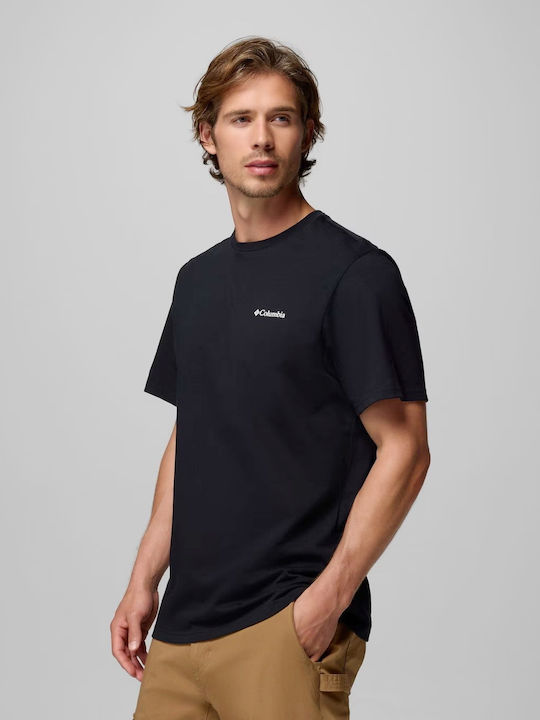 Herrenblusen Kurzarm T-Shirt Schwarz