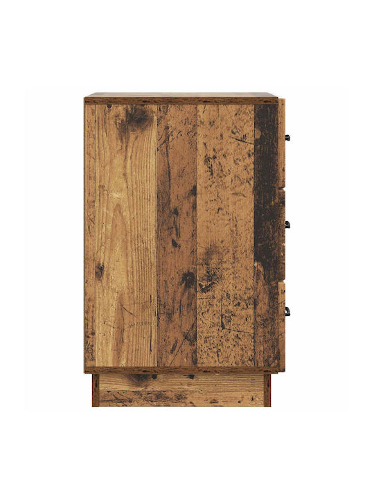 Brown Wooden Bedside Table 43x41x63.5cm