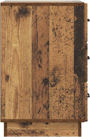 Нощно Шкафче Дървено Кафяво 43x41x63.5см
