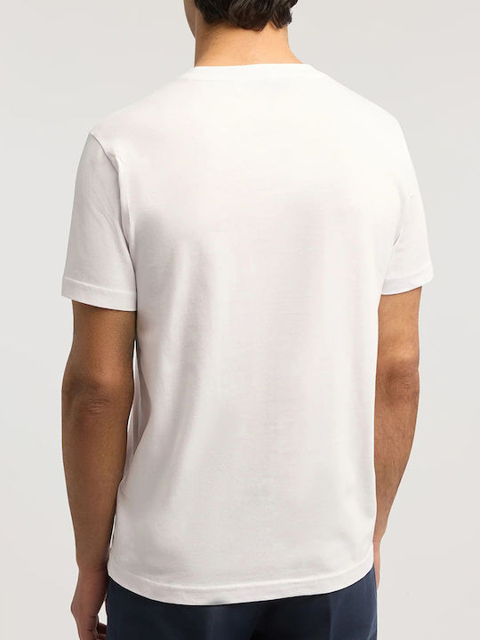 Herrenblusen Kurzarm T-Shirt in Creme