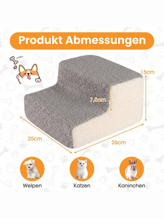 Costway Abdeckung Für Hundebett Grau 15x25cm