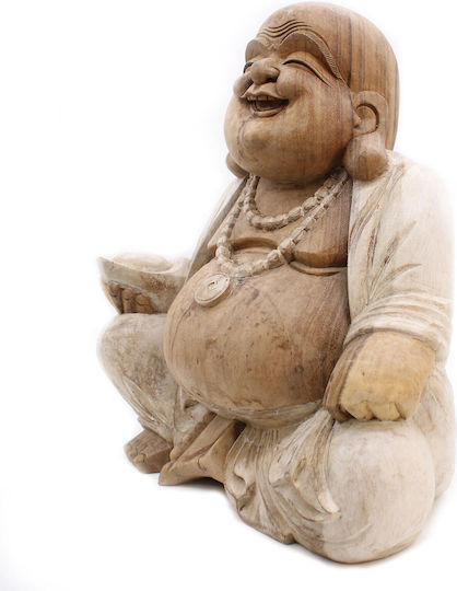 Ancient Wisdom Decorative Buddha Made of Wood 50cm