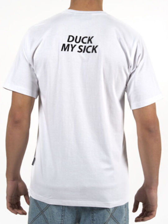 Dunk My Sick Herrenbluse Kurzarm Weiße