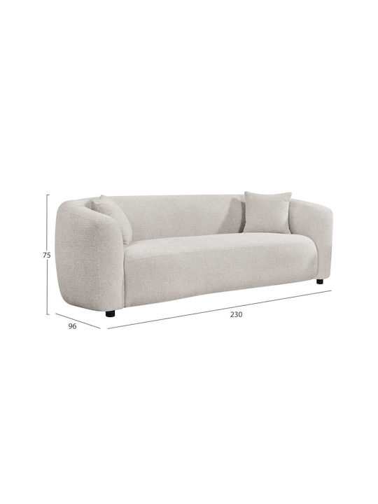 Dreisitzer Sofa Beiges 230x96x75cm