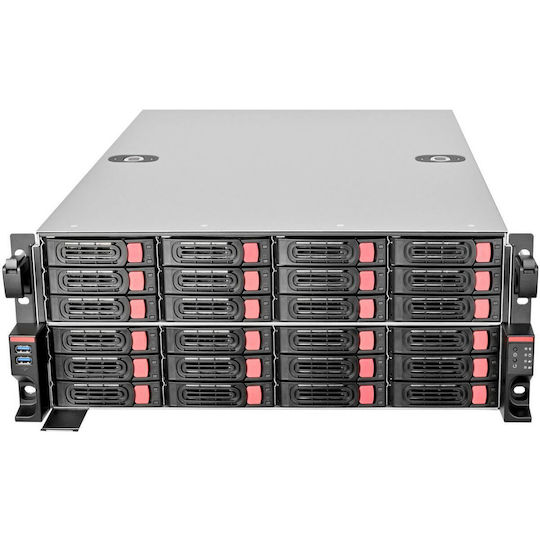 Silverstone Technology Sst-rm43-324-rs Zubehör für Rack-Schränke Rack Schwarz Rot 4 Höheneinheiten