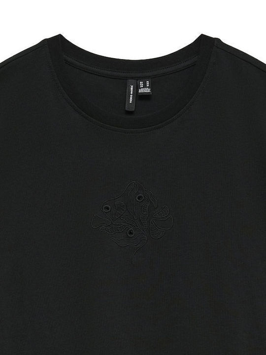 Vero Moda Francis Ss Μπλούζα Μαύρη