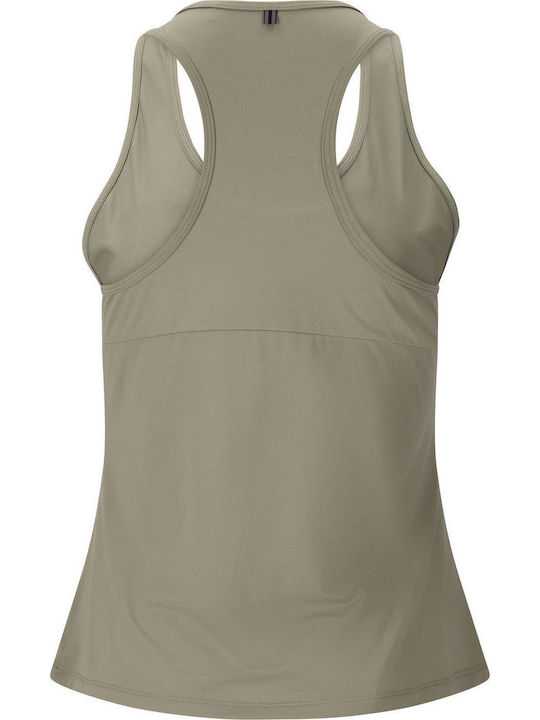 Damen Bluse Ärmellose Khaki