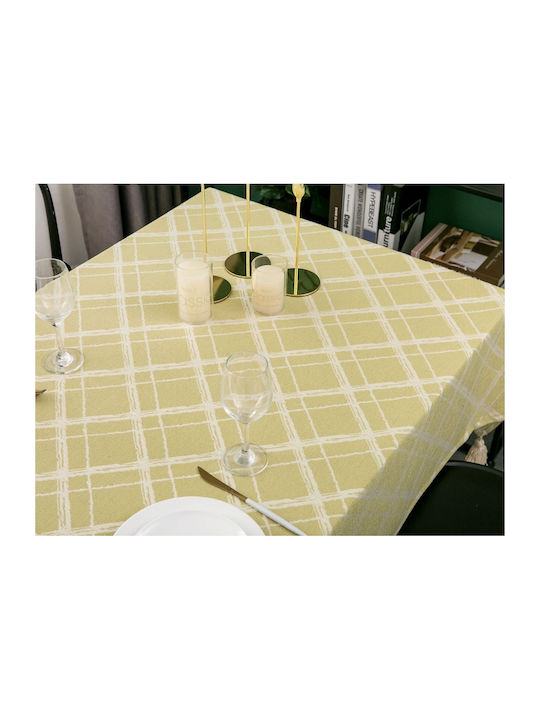 FRIPIA Τραπεζομάντηλο Λινό Πράσινο 140x250εκ.