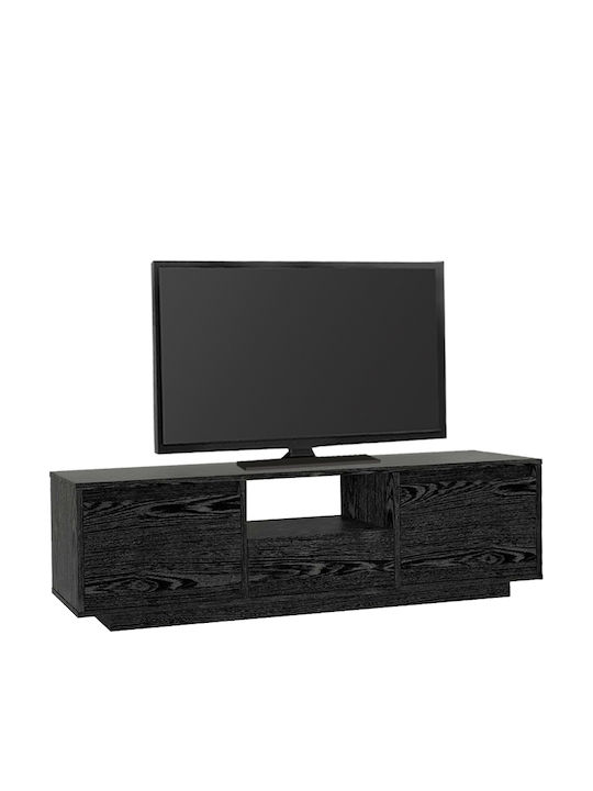 Έπιπλο Τηλεόρασης Lumbera Μαύρο Μ160xΠ29.5xΥ42cm