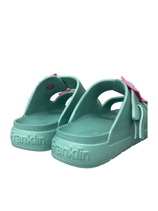 Vibe Foam Γυναικεία Σανδάλια Τιρκουάζ