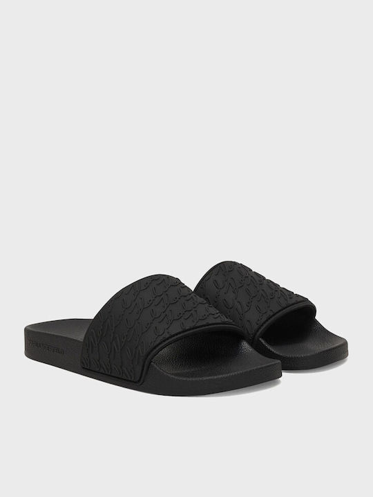 Damen Flache Sandalen Schwarz
