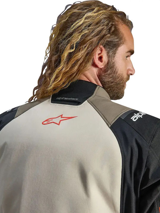 Alpinestars Andes V4 Winter Men's Riding Jacket Waterproof Grey / Brown